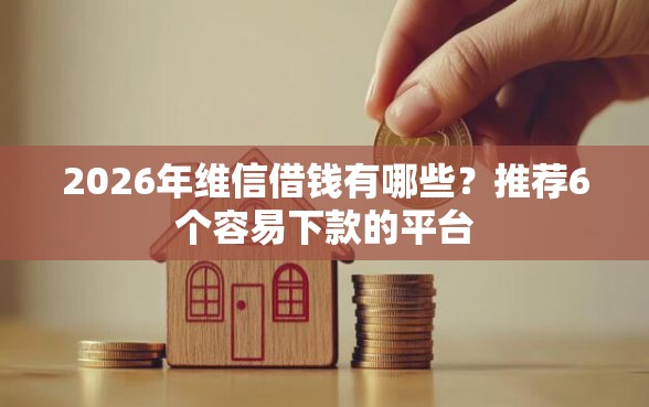 2026年维信借钱有哪些？推荐6个容易下款的平台