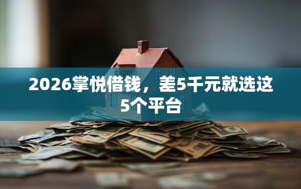 2026掌悦借钱，差5千元就选这5个平台
