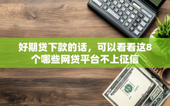 好期贷下款的话,可以看看这8个哪些网贷平台不上征信 好期贷下款的话,可以看看这8个哪些网贷平台不上征信