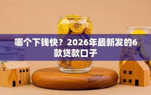 哪个下钱快？2026年最新发的6款贷款口子