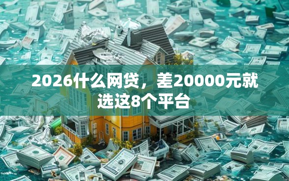 2026什么网贷，差20000元就选这8个平台