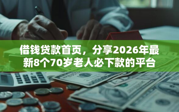 借钱贷款首页，分享2026年最新8个70岁老人必下款的平台