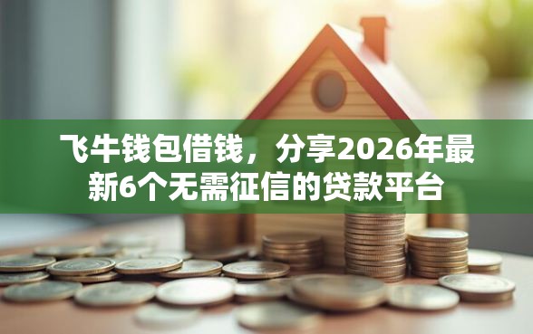 飞牛钱包借钱，分享2026年最新6个无需征信的贷款平台
