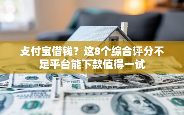 攴付宝借钱？这8个综合评分不足平台能下款值得一试