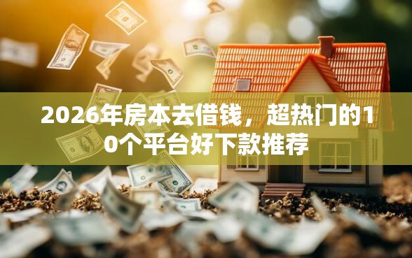 2026年房本去借钱，超热门的10个平台好下款推荐
