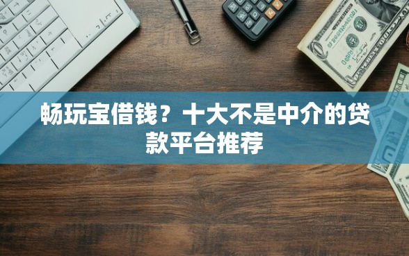 畅玩宝借钱？十大不是中介的贷款平台推荐