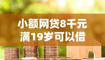 小额网贷8千元满19岁可以借款的平台，白户怎么借钱的8个平台介绍