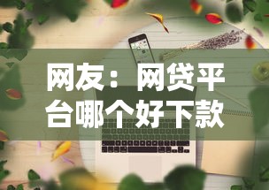 网友：网贷平台哪个好下款？求介绍几款贷款平台投诉电话