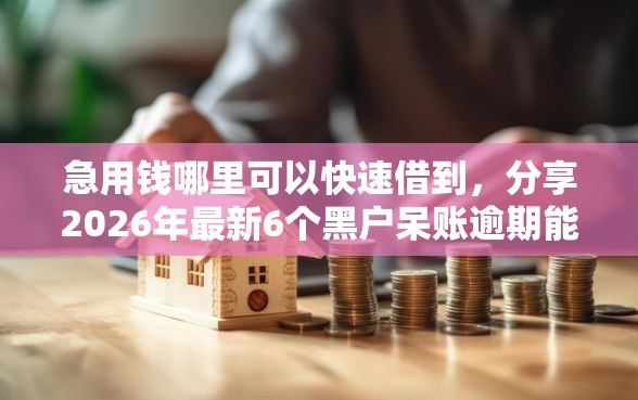 急用钱哪里可以快速借到，分享2026年最新6个黑户呆账逾期能下的口子
