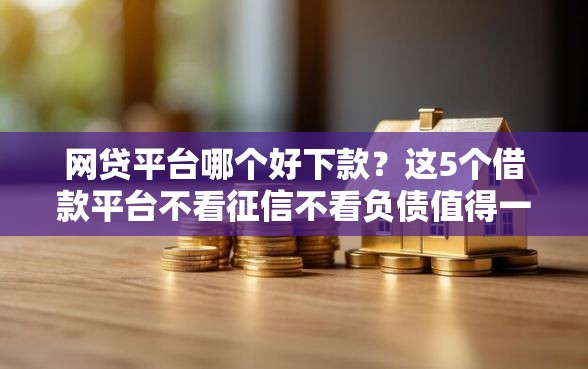 网贷平台哪个好下款？这5个借款平台不看征信不看负债值得一试