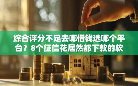 综合评分不足去哪借钱选哪个平台？8个征信花居然都下款的软件推荐