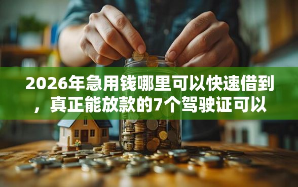 2026年急用钱哪里可以快速借到，真正能放款的7个驾驶证可以贷款的平台推荐