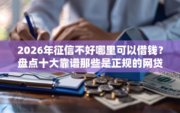2026年征信不好哪里可以借钱？盘点十大靠谱那些是正规的网贷平台