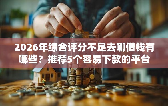 2026年综合评分不足去哪借钱有哪些？推荐5个容易下款的平台