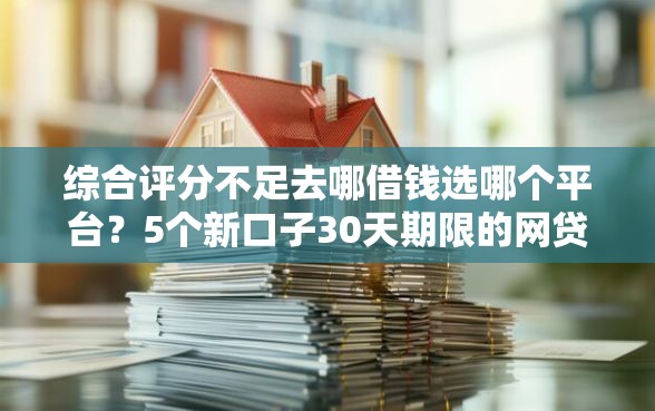 综合评分不足去哪借钱选哪个平台？5个新口子30天期限的网贷推荐