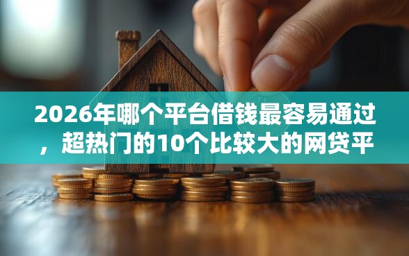 2026年哪个平台借钱最容易通过，超热门的10个比较大的网贷平台推荐