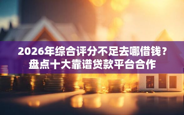 2026年综合评分不足去哪借钱？盘点十大靠谱贷款平台合作