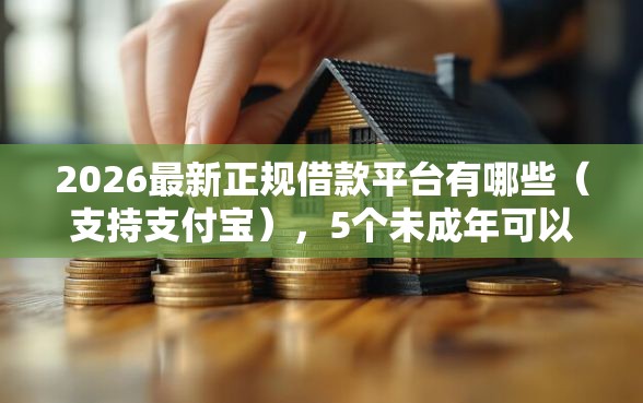 2026最新正规借款平台有哪些（支持支付宝），5个未成年可以贷款的平台无私分享
