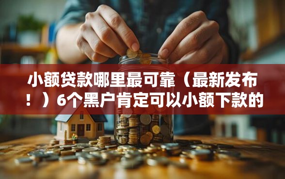 小额贷款哪里最可靠（最新发布！）6个黑户肯定可以小额下款的平台
