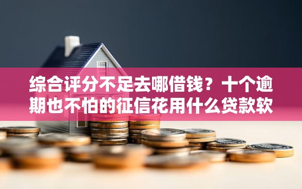 综合评分不足去哪借钱？十个逾期也不怕的征信花用什么贷款软件