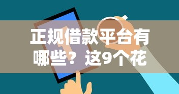 正规借款平台有哪些？这9个花户能下款的平台值得一试