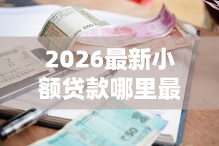 2026最新小额贷款哪里最可靠，总结十个贷款平台最容易贷到款！