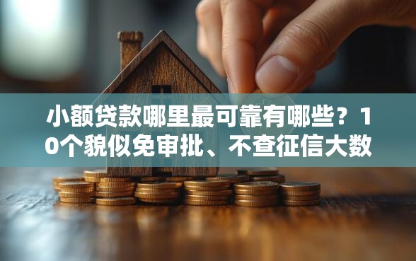 小额贷款哪里最可靠有哪些？10个貌似免审批、不查征信大数据的秒下款平台合集