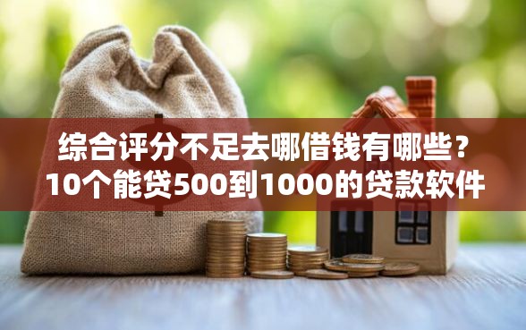 综合评分不足去哪借钱有哪些？10个能贷500到1000的贷款软件推荐给你