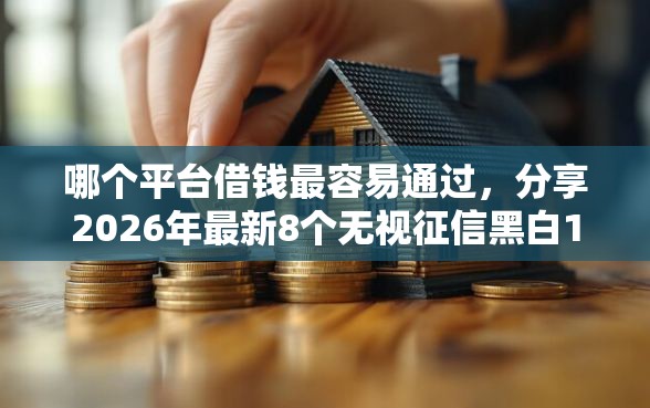 哪个平台借钱最容易通过，分享2026年最新8个无视征信黑白100%秒下软件