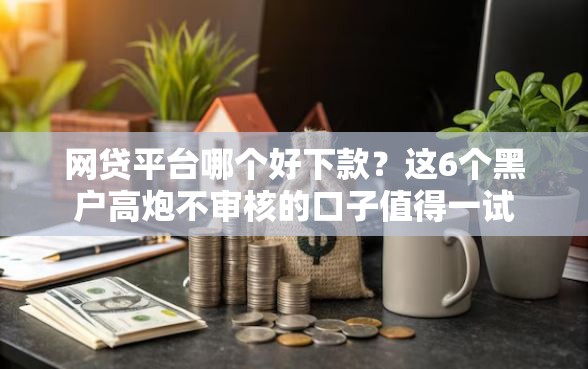 网贷平台哪个好下款？这6个黑户高炮不审核的口子值得一试