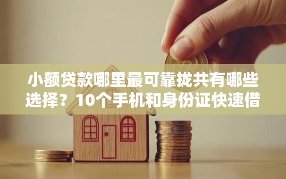 小额贷款哪里最可靠拢共有哪些选择？10个手机和身份证快速借钱口子详解