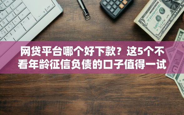 网贷平台哪个好下款？这5个不看年龄征信负债的口子值得一试