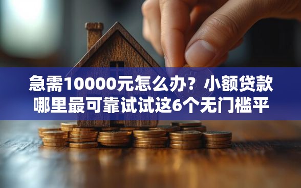 急需10000元怎么办？小额贷款哪里最可靠试试这6个无门槛平台
