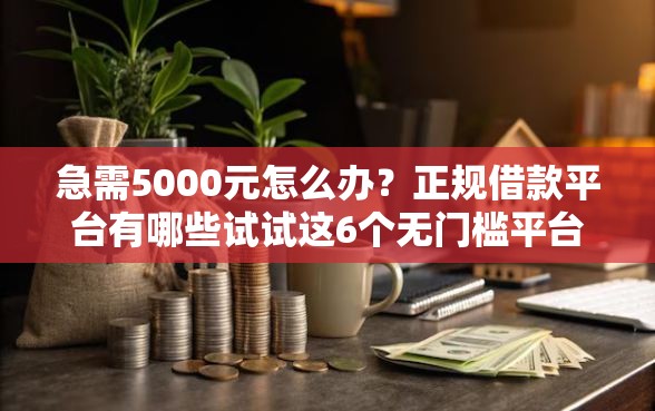 急需5000元怎么办?正规借款平台有哪些试试这6个无门槛平台 急需5000元怎么办?正规借款平台有哪些试试这6个无门槛平台