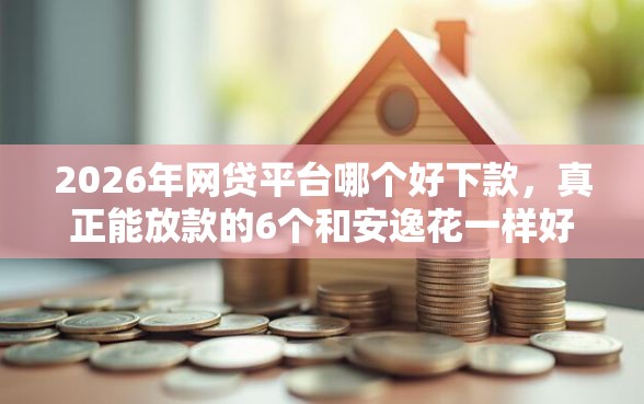 2026年网贷平台哪个好下款，真正能放款的6个和安逸花一样好下款的平台推荐