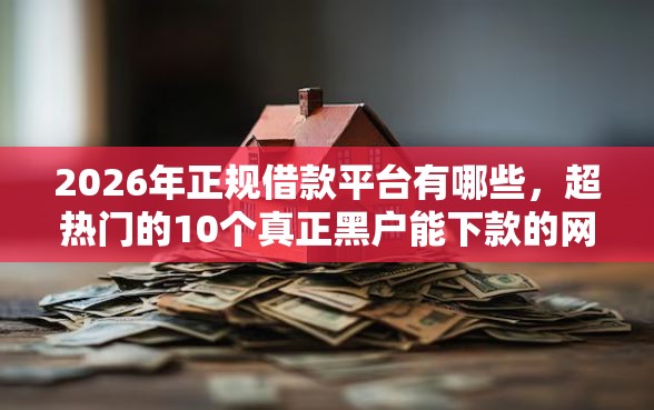 2026年正规借款平台有哪些,超热门的10个真正黑户能下款的网贷平台推荐 2026年正规借款平台有哪些,超热门的10个真正黑户能下款的网贷平台推荐