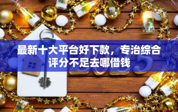 最新十大平台好下款，专治综合评分不足去哪借钱