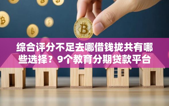 综合评分不足去哪借钱拢共有哪些选择？9个教育分期贷款平台详解