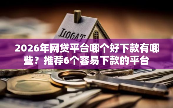 2026年网贷平台哪个好下款有哪些？推荐6个容易下款的平台