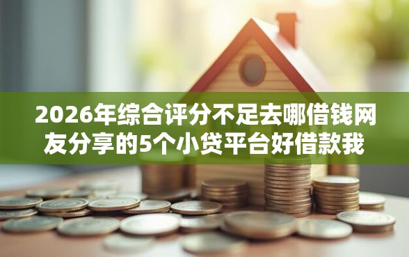 2026年综合评分不足去哪借钱网友分享的5个小贷平台好借款我觉得不错！