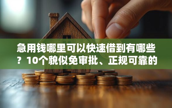 急用钱哪里可以快速借到有哪些?10个貌似免审批、正规可靠的贷款平台合集 急用钱哪里可以快速借到有哪些?10个貌似免审批、正规可靠的贷款平台合集