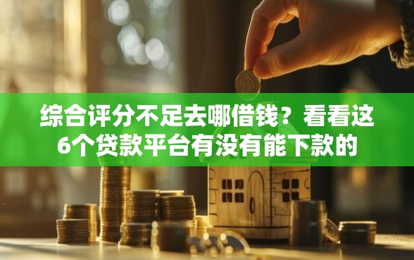 综合评分不足去哪借钱？看看这6个贷款平台有没有能下款的