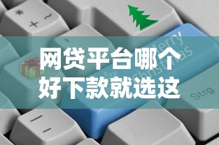 网贷平台哪个好下款就选这8个4千元独家贷款的口子