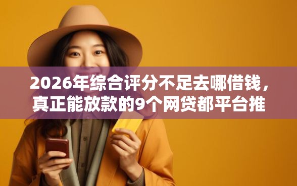 2026年综合评分不足去哪借钱，真正能放款的9个网贷都平台推荐