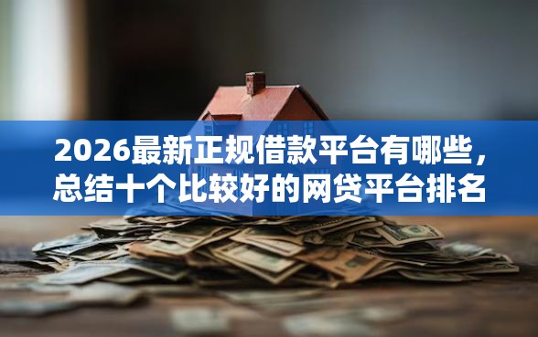 2026最新正规借款平台有哪些,总结十个比较好的网贷平台排名不分先后! 2026最新正规借款平台有哪些,总结十个比较好的网贷平台排名不分先后!