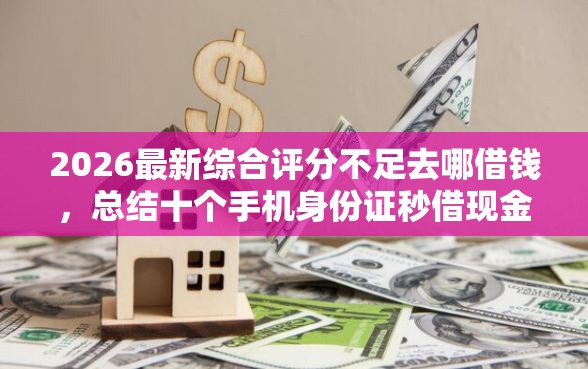 2026最新综合评分不足去哪借钱，总结十个手机身份证秒借现金的平台！