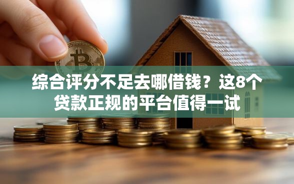 综合评分不足去哪借钱？这8个贷款正规的平台值得一试