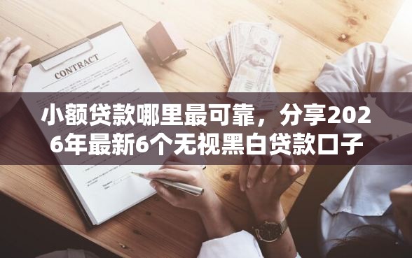 小额贷款哪里最可靠,分享2026年最新6个无视黑白贷款口子 小额贷款哪里最可靠,分享2026年最新6个无视黑白贷款口子