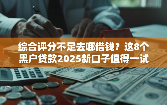 综合评分不足去哪借钱？这8个黑户贷款2025新口子值得一试