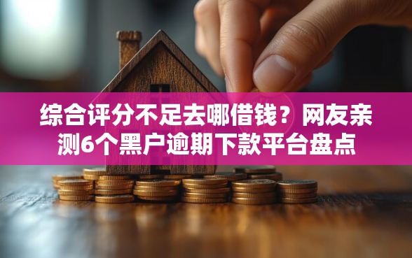 综合评分不足去哪借钱？网友亲测6个黑户逾期下款平台盘点